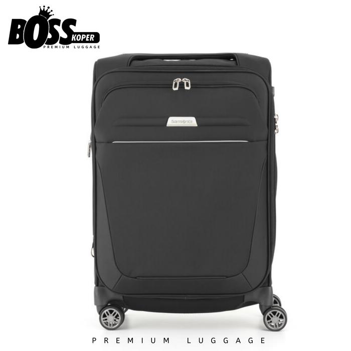 Gambar Koper SAMSONITE 20 Inch Softcase Small Super Ringan + Expand Original - Hitam dari Boss Koper undefined Tokopedia