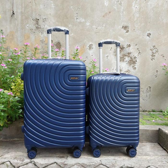 Gambar tas koper fiber 24 inch polo - biru dongker, 20" dari tukukoper.surabaya undefined Tokopedia