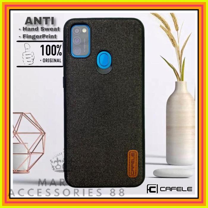 Gambar SAMSUNG GALAXY M21 M215 DENIM JEANS FABRIC HARD CASE CAFELE ORIGINAL - Hitam, SAMSUNG M21 dari Markas acc 88 undefined Tokopedia