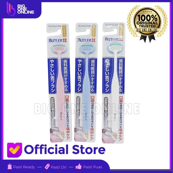 Gambar Pembersih Lidah GUM, GUM Butler Tongue Cleaner, Sikat Lidah Butler - Random dari Big One Online Kota Administrasi Jakarta Timur Tokopedia