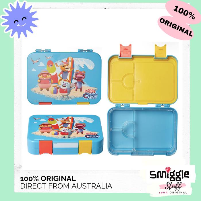 Gambar Original SMIGGLE Lunch Bento Box - LunchBox - Kotak Makanan Bebas BPA & Phthalate, Tahan Bocor, Praktis untuk Pembersihan - MED Kangaroo dari Smiggle Stuff undefined Tokopedia