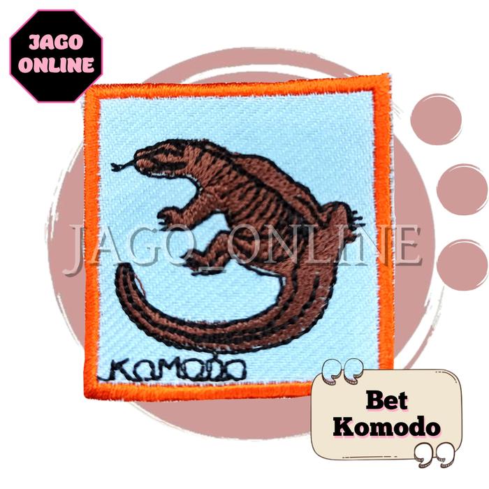 Gambar Logo Bordir Bet Tanda Bendera Regu Pramuka Bunga Bintang Putra Putri 3 - Bet Komodo dari Jago Online undefined Tokopedia