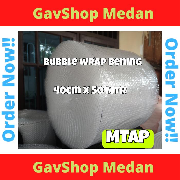 Gambar Bubble Wrap MTAP [ 40cm x 50m ] [ 50cm x 50m ] [ 62,5cm x 50m ] Tebal - Putih 40cmx 50m dari Regarpacking undefined Tokopedia