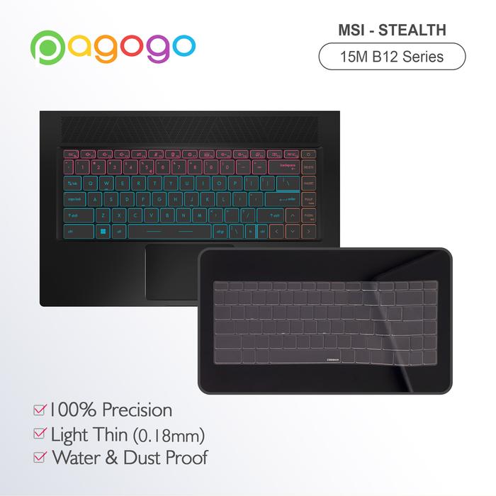Promo Skin Keyboard Protector Msi Stealth 15M-B12U B12UE B12UEK