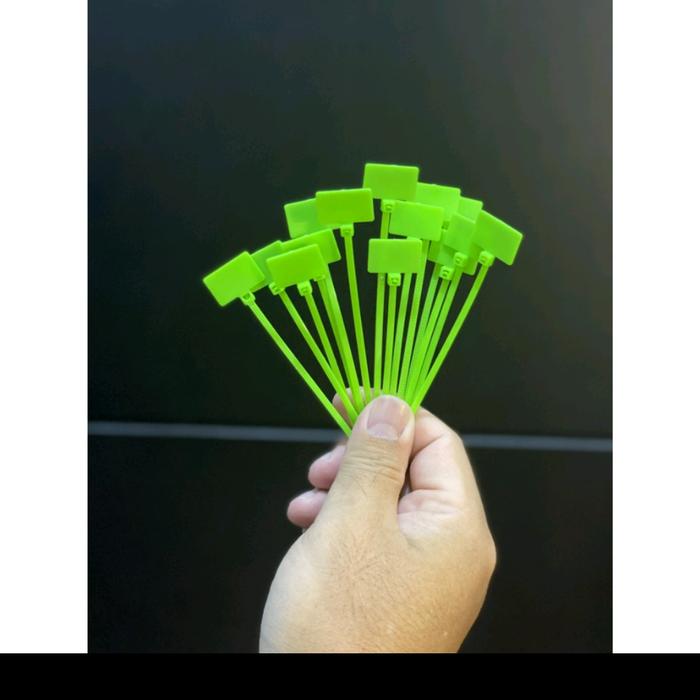 Gambar Kabel Tis Cable Ties Label B 2.5x100 Warna - Hijau dari AmecoShop undefined Tokopedia