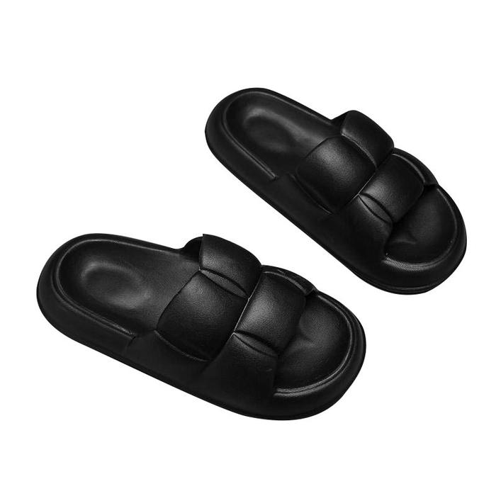 Gambar Angola Sandal Rumah/Kamar Mandi H04 Sendal Slipper Comfy Anti Slip - Hitam, 36-37 dari Angola Indonesia undefined Tokopedia