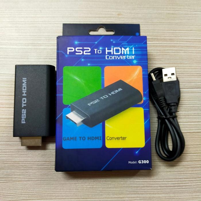 Gambar PS2 PS 2 Kabel HDMI Konverter Converter AV Komponen PS1 PS3 Full HD - CONVERTER AJA dari GAMEUP.ID undefined Tokopedia
