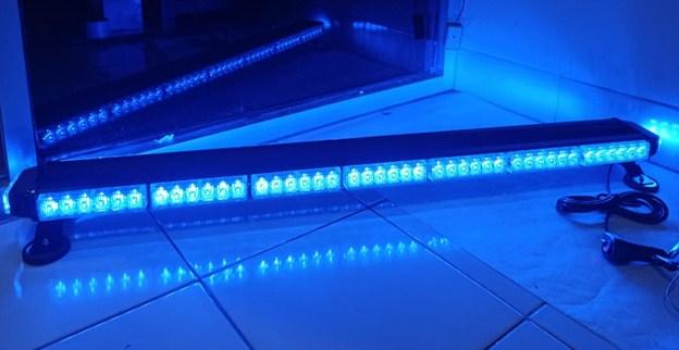 Gambar Strobo Rooftop Mobil 2 row 318 7 mata - Biru dari Aesluxindo undefined Tokopedia