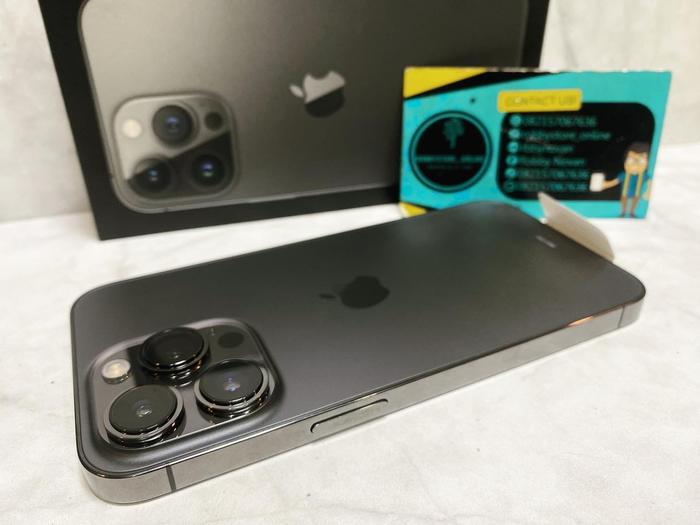 Gambar iphone 13 pro max 128gb ibox second graphite grey dari Robbystore gadget undefined Tokopedia
