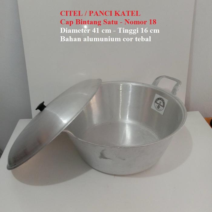Gambar Dutch oven / panci kaserol / panci besar / citel 42 cm - NO 18 BINTANG dari tokobmg undefined Tokopedia