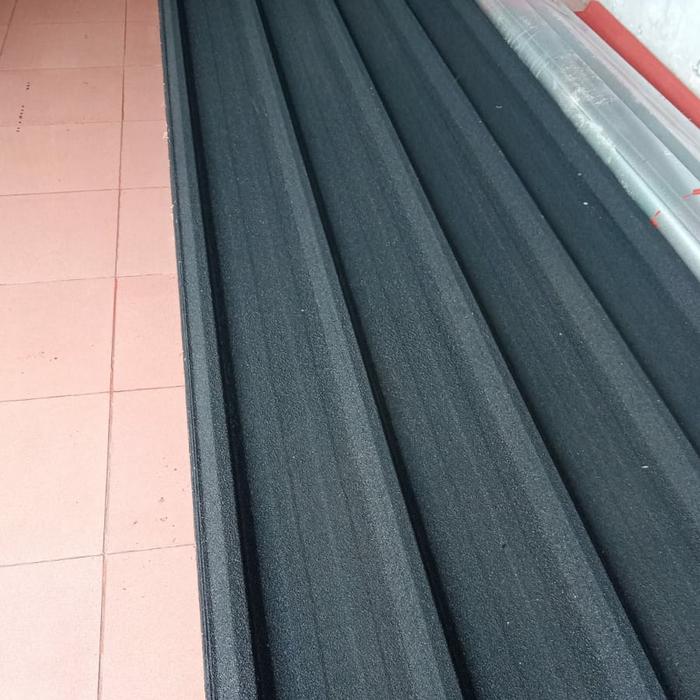 Gambar spandek pasir/spandek atap rumah bahan bangunan - Hitam, 6 meter dari fatier_production undefined Tokopedia