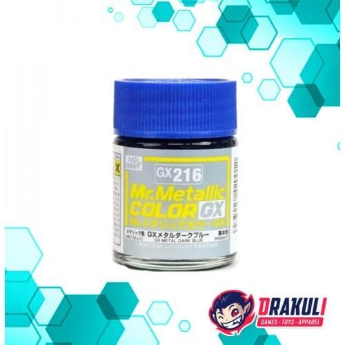Gambar Mr. Hobby Mr. Metallic Color Model Kit Paint – Metal Dark Blue GX216 dari Drakuli Games Store undefined Tokopedia