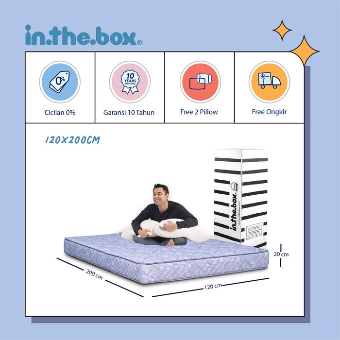 Gambar Pilihan Kasur INTHEBOX Ukuran 120 x 200 | FREE Bantal !! - ITB HYBRID 120 dari INTHEBOX_NEW undefined Tokopedia