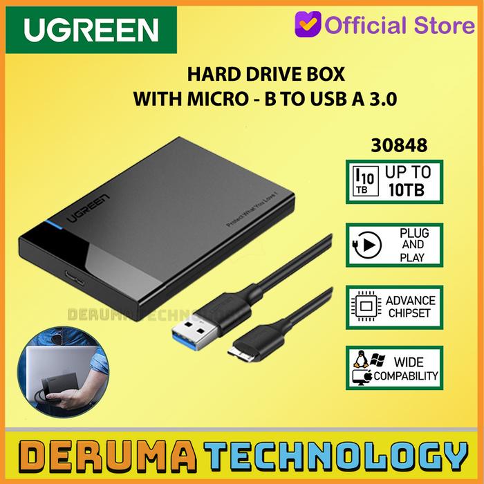 Gambar UGREEN Casing HDD SSD Enclosure Eksternal Hard Drive USB 3.0 2.5inch - UG-30848 dari DERUMA TECHNOLOGY OFFICIAL undefined Tokopedia