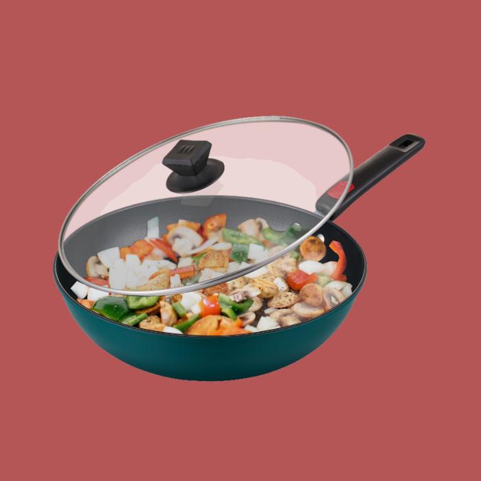 Gambar CEO Wajan & Panci Berbagai Teflon Tahan Karat Serbaguna - Wajan 32cm dari CEO Official Store undefined Tokopedia