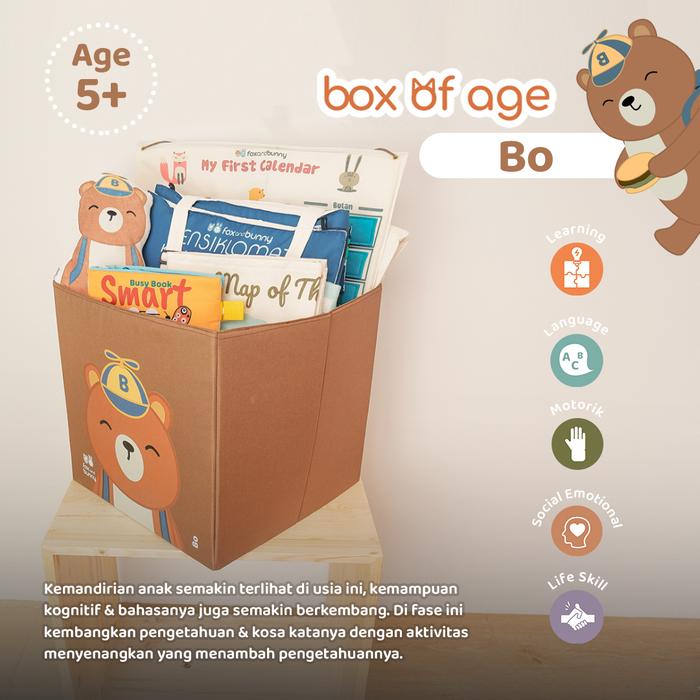 Gambar Mainan Edukasi Anak - Fox and Bunny - Box of Age Bo - Usia 5+ Tahun dari foxandbunny undefined Tokopedia