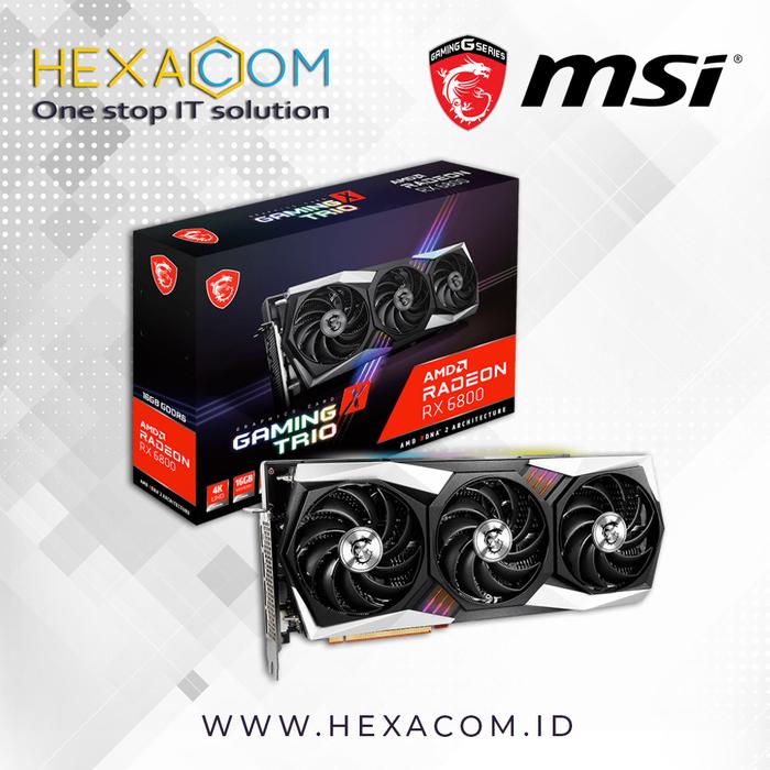 MSI Radeon RX 6800 GAMING X Trio 16GB GDDR6 グラフィックス カード