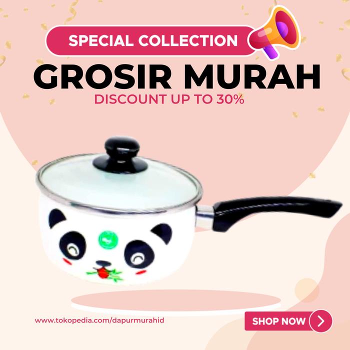 Gambar Maspion Panci Saucepan Hello Panda 18 cm dari Dapurmurah.id undefined Tokopedia