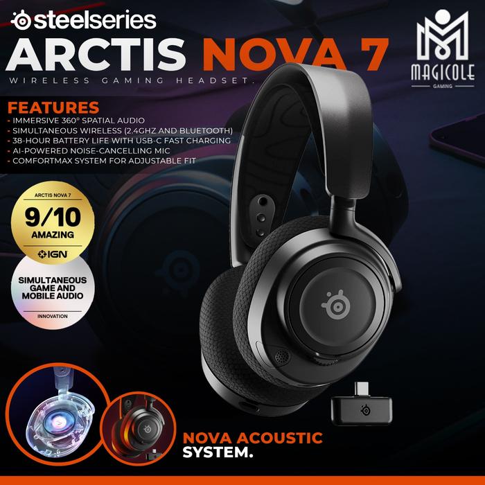 Nova Pro Steelseries Arctis 7p Chatmix Jual Steelseries Arctis