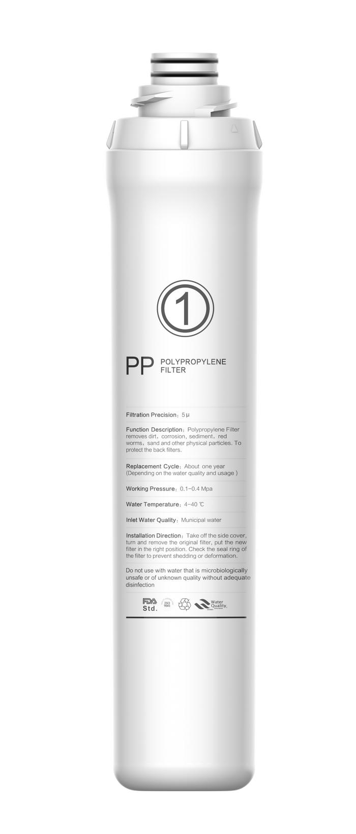 Gambar Filter & Pitcher Pengganti dan Tambahan untuk Joil R.O. Instant - Filter 1 : PP dari Joil undefined Tokopedia