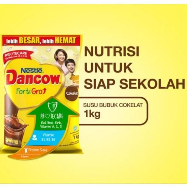 Gambar Susu Dancow Coklat 1kg - Dancow Fortigro Coklat 1 kg - Dancow 1kg - Cokelat, 1 kilo dari Rosariolshop undefined Tokopedia