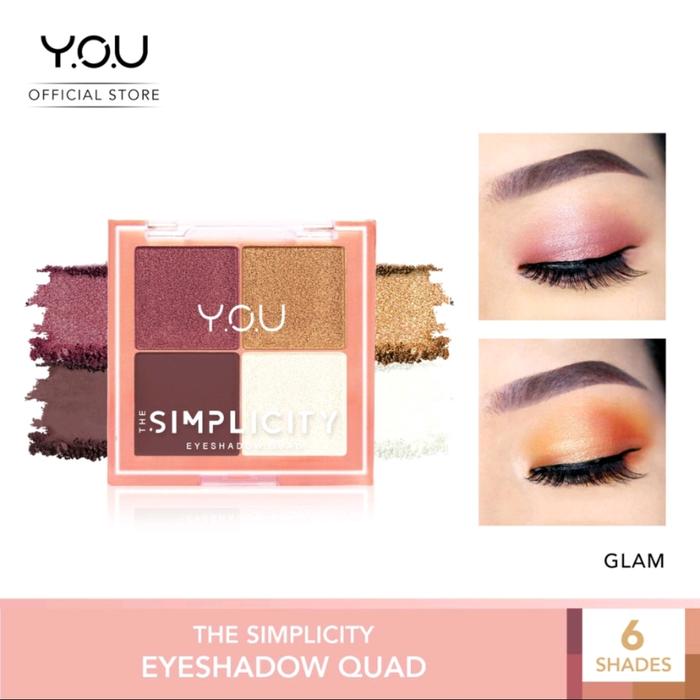 Gambar The Simplicity Eyeshadow Quad Glam Fresh - Glam dari De Ciocolata undefined Tokopedia