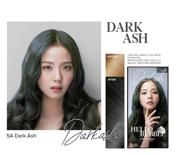 Gambar Mise En Scene Hello Bubble Hair color cat rambut Korea - DARK ASH 2022 dari Bichustore undefined Tokopedia