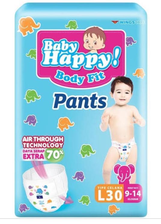Gambar Baby Happy Pant S-40/M-34/L-30/XL-26/XXL-24 - L dari DineNot Pro undefined Tokopedia