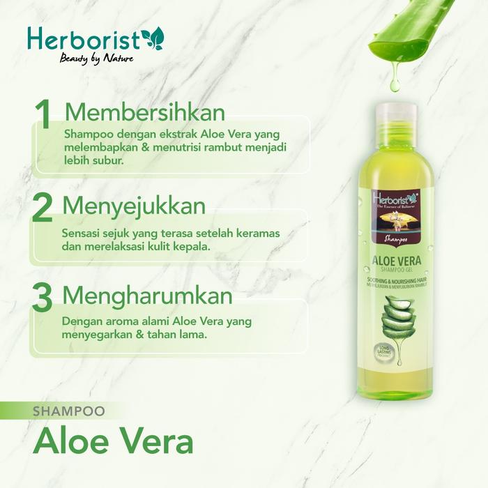 Gambar HERBORIST Shampoo Zaitun | Aloevera Shampoo 250ml - ZAITUN-250ML dari DeBeauty House undefined 5 Tokopedia