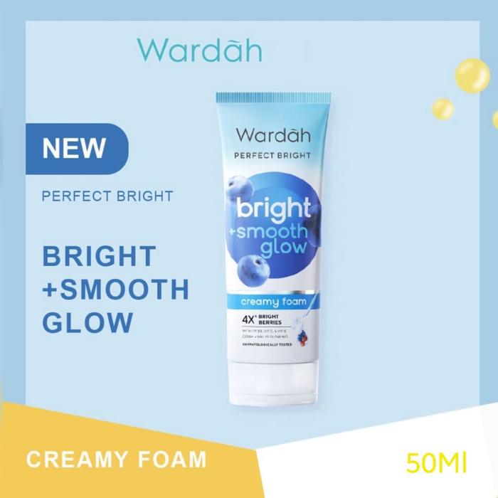 Gambar FACIAL FOAM WARDAH PERFECT BRIGHT 60ML CUCI MUKA WARDAH - BIRU NORMAL dari Takasimurakosmetik undefined Tokopedia