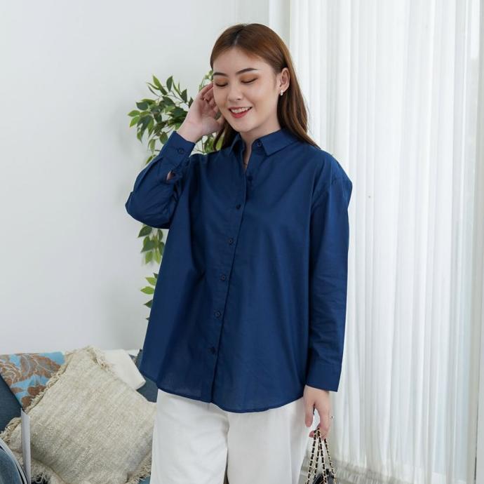 Gambar Beatrice Clothing Kora Blouse - Blouse Wanita - Navy dari JACKstorejaya undefined Tokopedia