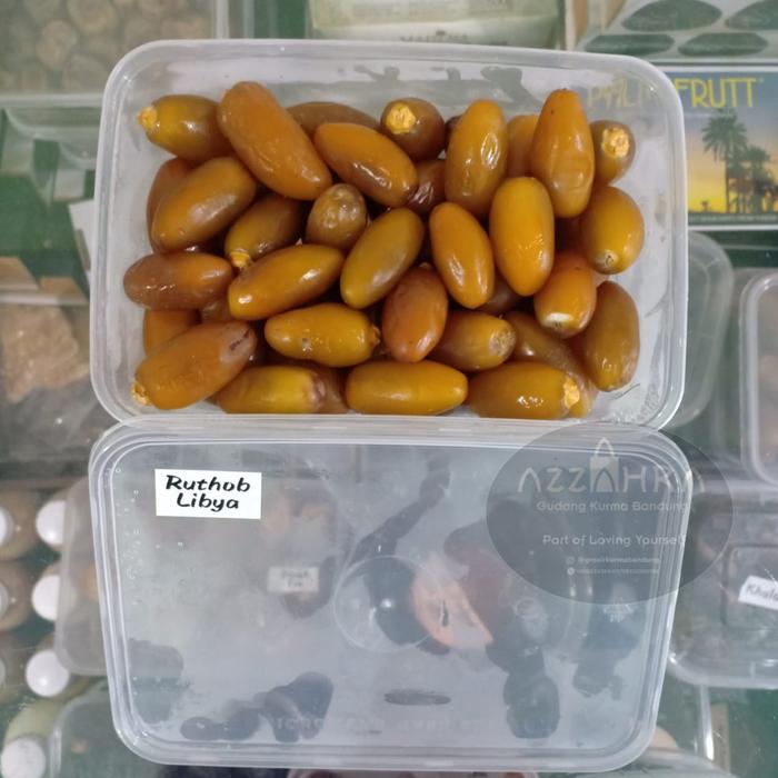 Gambar Kurma Muda Ruthob Tunisia Deglet Libya Sultan Al Tomoor 1Kg - 500 gram dari Riezky Store Bandung undefined Tokopedia