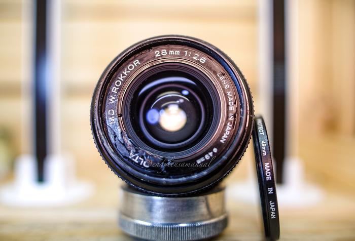 Jual Minolta Cle Buy 28 Mm Rokkor 28mm F2 TOP MINT W/ Hood Minolta