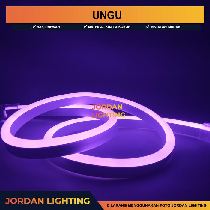 Gambar Lampu Neon Flex LED Selang Neonflex Flexible Permeter - Ungu, 4 meter dari JORDAN LIGHTING undefined Tokopedia