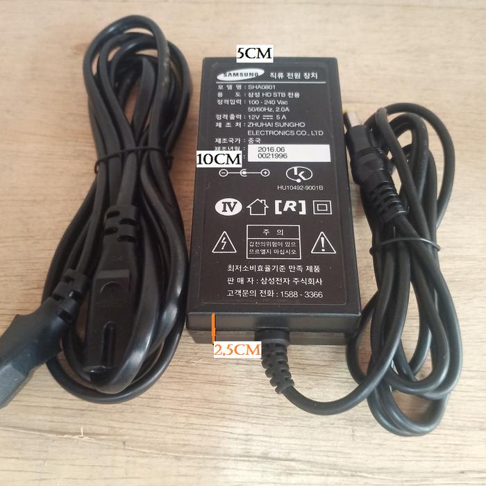 Gambar Adaptor 12v 5A/ Adaptor 5A 12v / Adaptor 5 Ampere 12 Volt - 5A Samsung Slim dari Bintang Techindo undefined Tokopedia