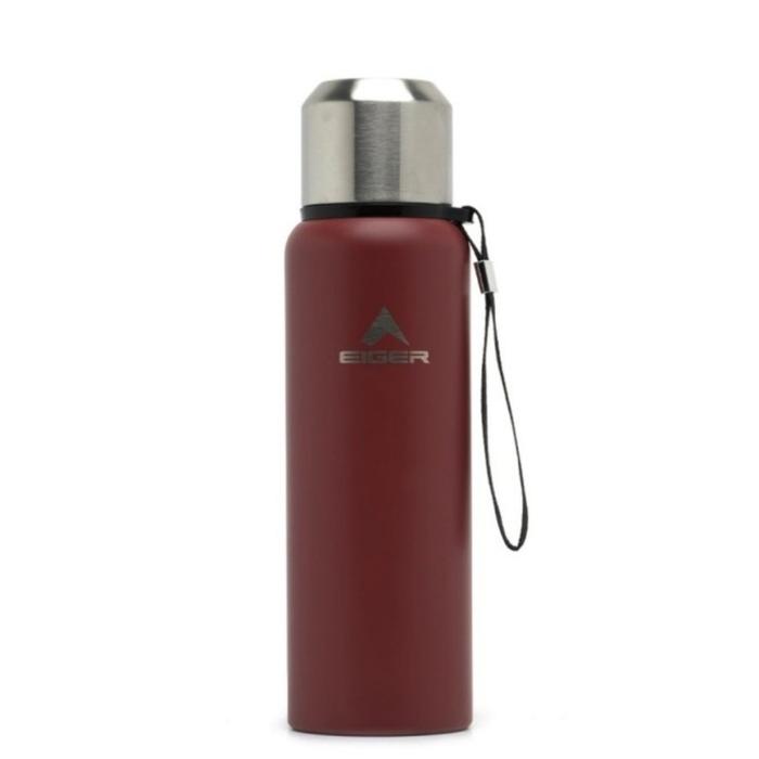 Gambar Botol Minum Eiger 1989 Therno 600 Bottle Water Thermos Traveling - Maroon dari Wijaya outdoor 01 undefined Tokopedia