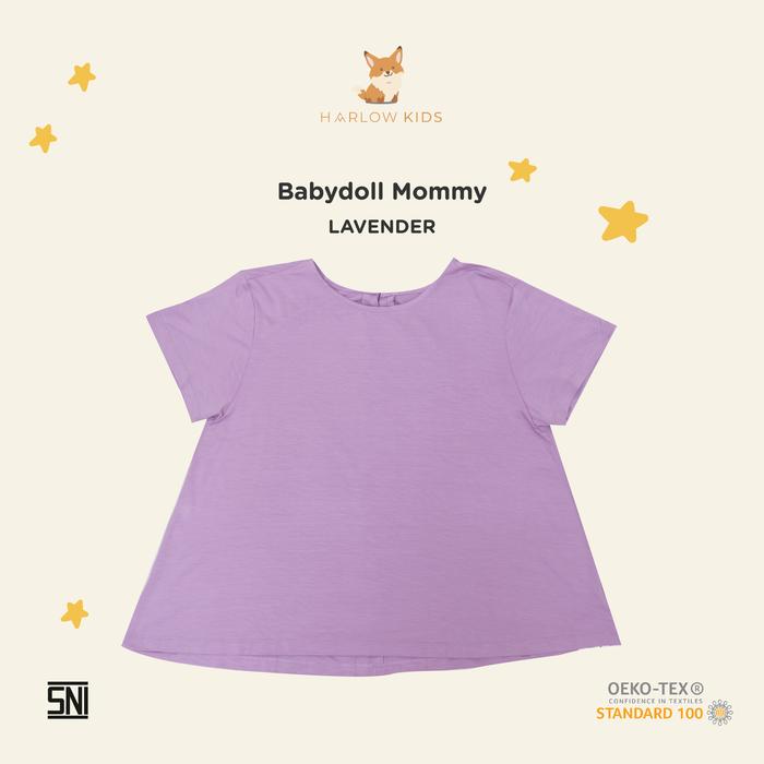 Gambar Harlow Mom's Babydoll Tee Tencel - LAVENDER, S dari Harlowkids undefined Tokopedia