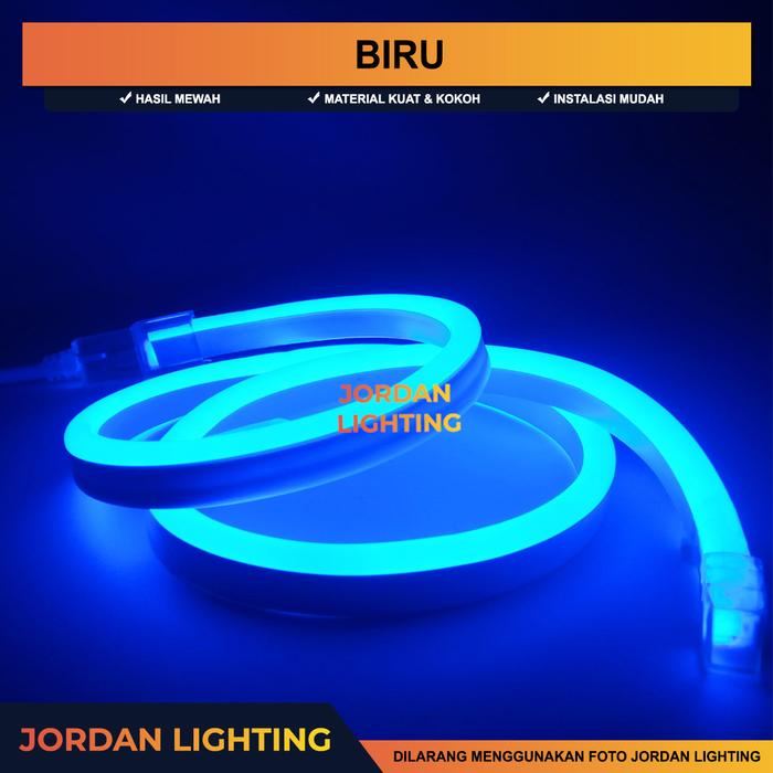 Gambar Lampu Neon Flex LED Selang Neonflex Flexible Permeter - Biru, 1 meter dari JORDAN LIGHTING undefined Tokopedia