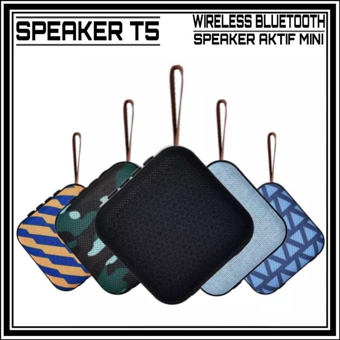 Gambar SPEAKER MINI T5 WIRELESS MUSIC BLUETOOTH USB RADIO PORTABLE dari Best Accesories Hp undefined Tokopedia