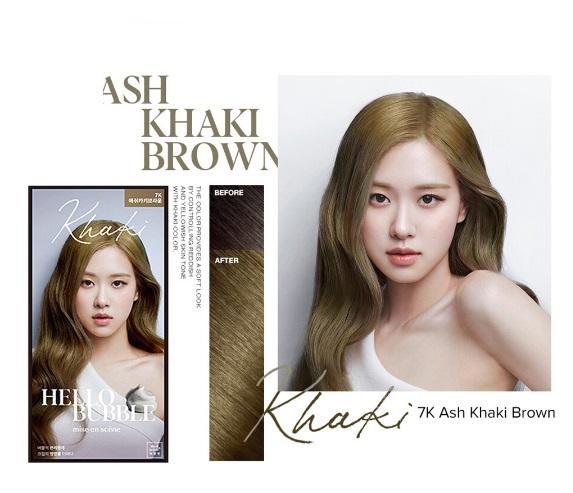 Gambar Mise En Scene Hello Bubble Hair color cat rambut Korea - ASH KHAKI NEW dari Bichustore undefined Tokopedia