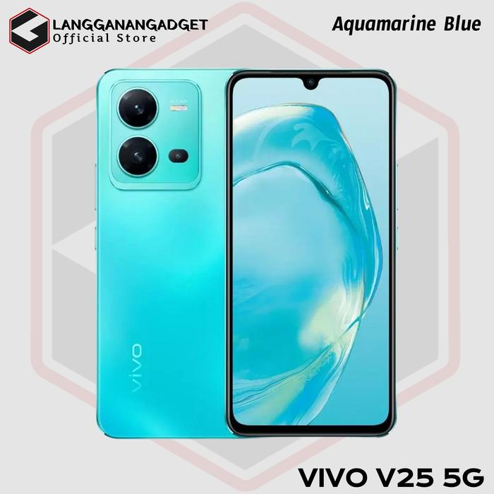 Gambar VIVO V25 5G 16/256 Termurah • Garansi Resmi VIVO Indonesia • - Aquamarine Blue dari LanggananGadget undefined Tokopedia