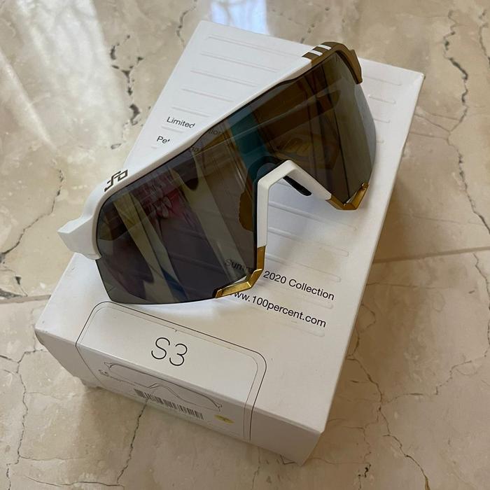 Gambar 100% S3 Peter Sagan Gold edition Sunglasses USED dari Bikeandbros undefined Tokopedia