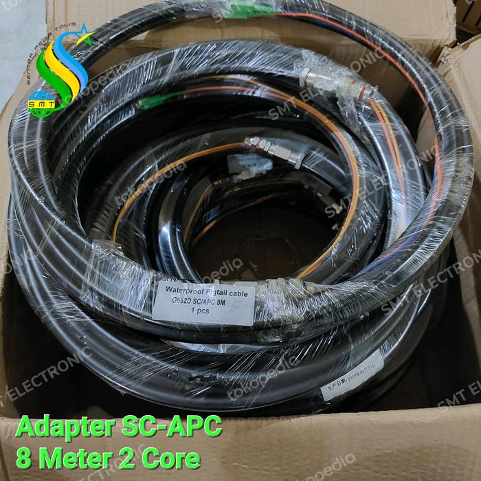Jual Pigtail Sc Apc Node Outdoor waterproof cable fiber optic 2 core ...