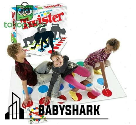 Gambar Mainan Edukasi anak Twister Game / Board Game Twister Game dari BABYSHARK DUDUDU undefined Tokopedia