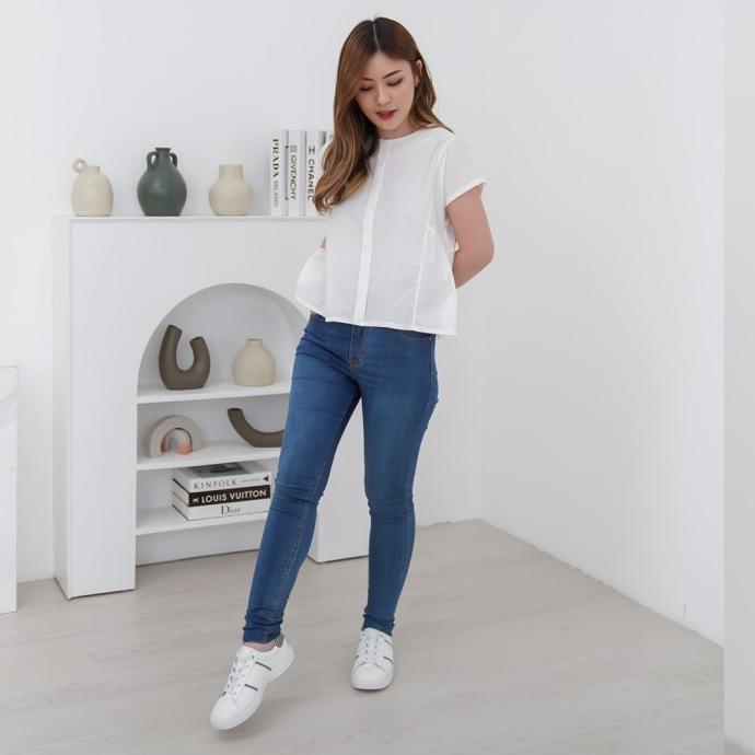 Gambar Beatrice Clothing Noa Blouse - Blouse Wanita - White dari JACKstorejaya undefined Tokopedia