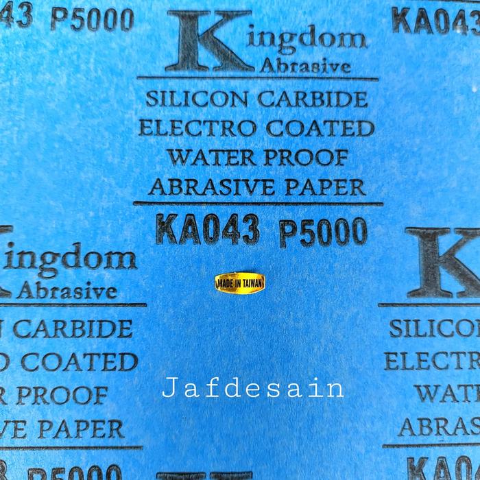Gambar Amplas Kingdom 5000/3000/1500 made in Taiwan - No.5000 dari Jafdesain undefined Tokopedia