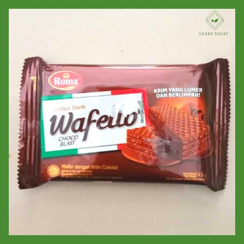 Gambar ROMA Wafello Wafer Italia 43gr - Choco Blast dari Grand Bazaf undefined Tokopedia