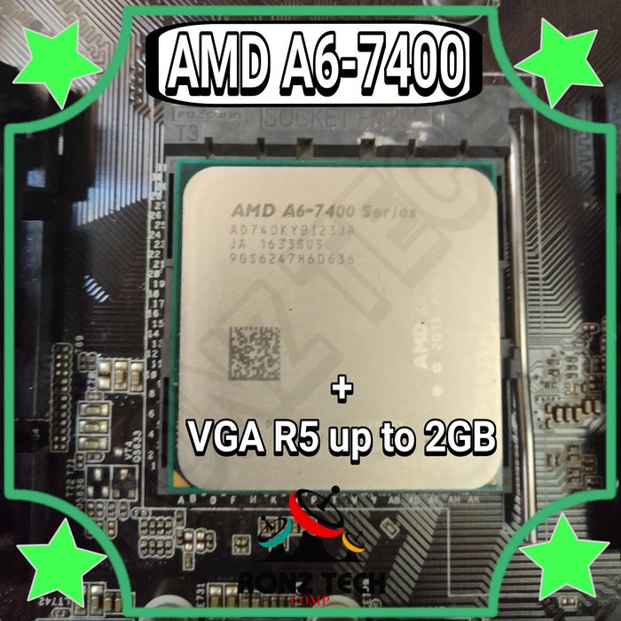 Jual Processor AMD A6 7400 VGA Radeon R5 up to 2GB
