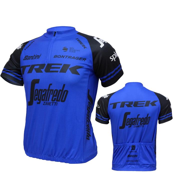 Gambar Jersey Sepeda TREK RoadBike MTB Ada Kantong Belakang Kaos Gowes Unisex - Biru, M dari Minideptstore undefined Tokopedia