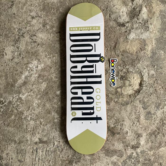 Gambar DBH: DO BY HEART DRAGON SKATEBOARD DECK SIZE 8.0 - Gold dari Bonewipe Skateshop undefined Tokopedia